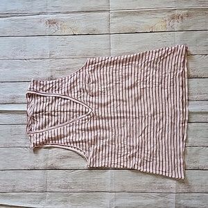 Madewell striped pocket tank